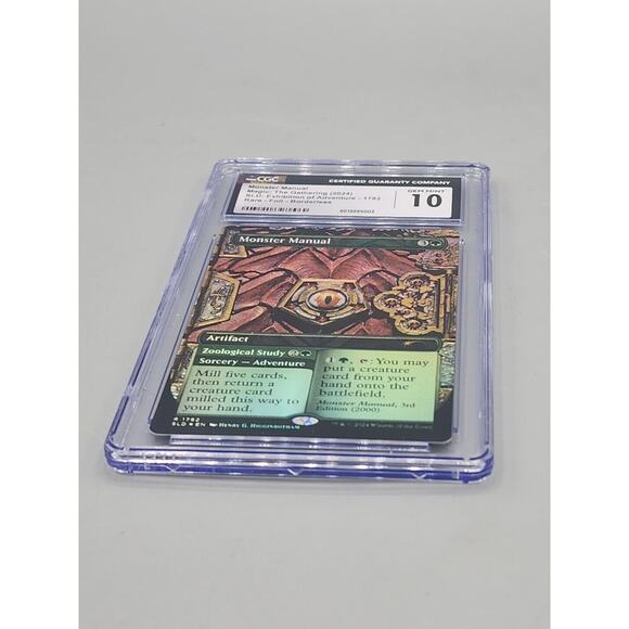MTG Monster Manual #1782 FOIL Exhibition of Adventure Secret Lair D&D CGC 1 - Picture 9 of 9